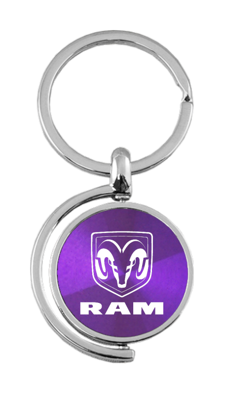 Ram Spinner Key Fob - Purple