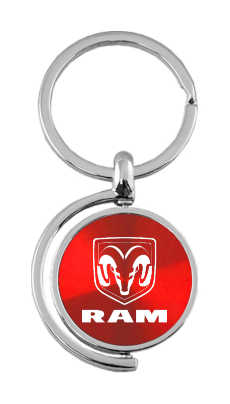 Ram Spinner Key Fob - Red