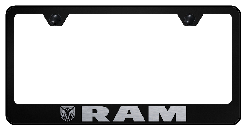 Ram Stainless Steel Frame - Laser Etched Black