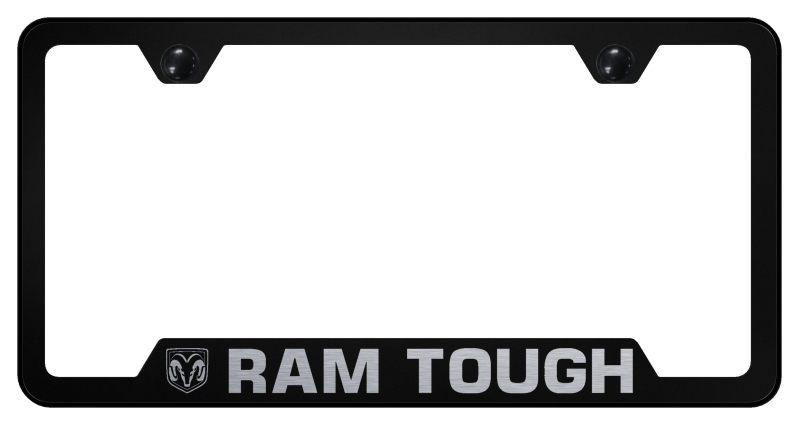 Ram Tough Cut-Out Frame - Laser Etched Black