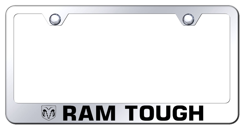 Ram Tough Stainless Steel Frame - Laser Etched Mirrored