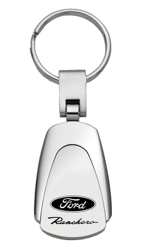 Ranchero Teardrop Key Fob - Silver