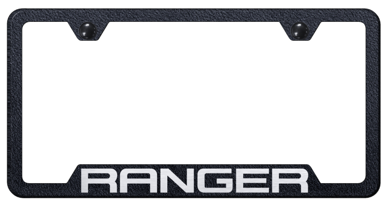Ranger Cut-Out Frame - Laser Etched Rugged Black