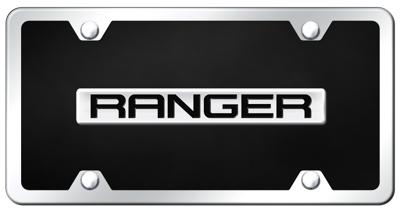 Ranger Name Acrylic Kit - Chrome on Black