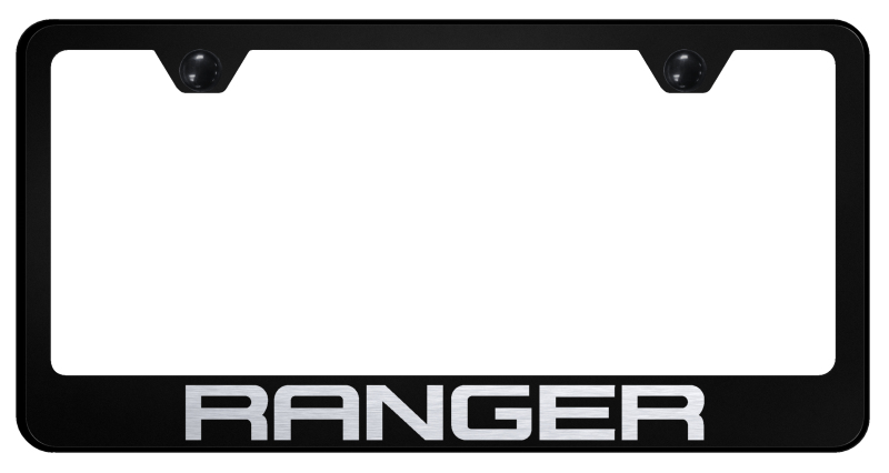 Ranger Stainless Steel Frame - Laser Etched Black