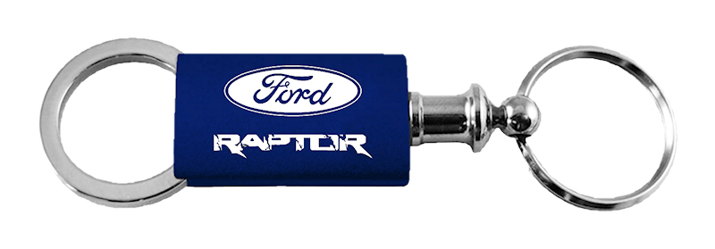 Raptor Anodized Aluminum Valet Key Fob - Navy