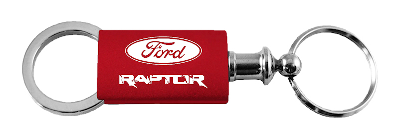 Raptor Anodized Aluminum Valet Key Fob - Red