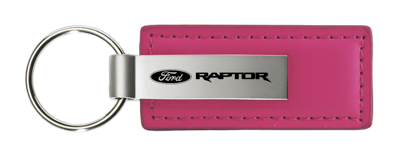 Raptor Leather Key Fob - Pink