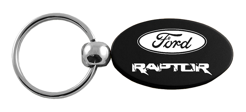 Raptor Oval Key Fob - Black