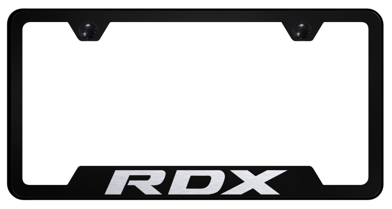 RDX Cut-Out Frame - Laser Etched Black