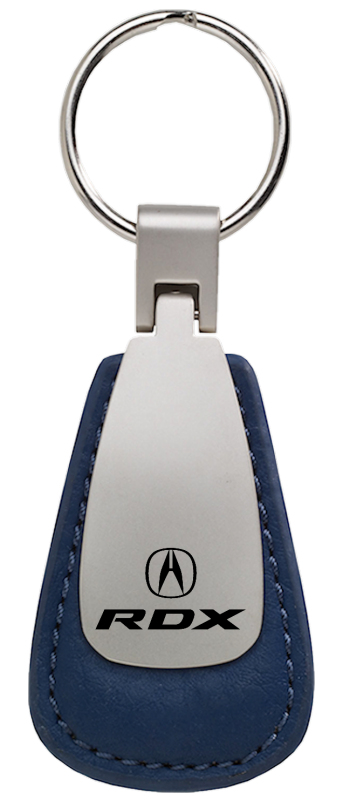 RDX Leather Teardrop Key Fob - Blue