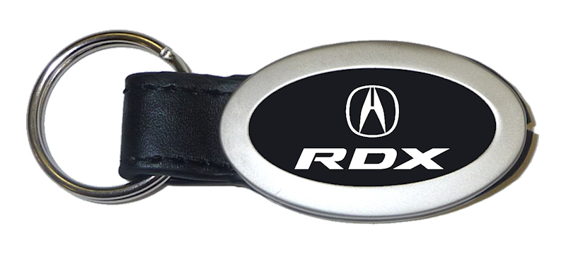 RDX Oval Leather Key Fob - Black