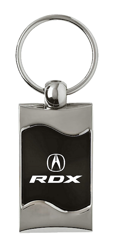 RDX Rectangular Wave Key Fob - Black