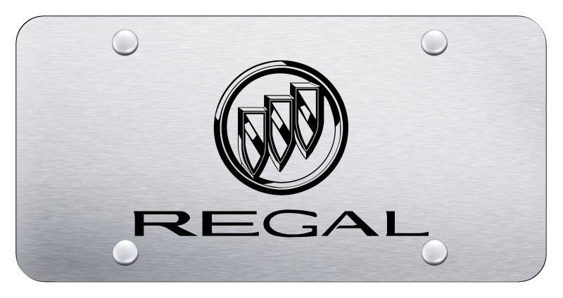 Regal License Plate - Laser Etched Brushed