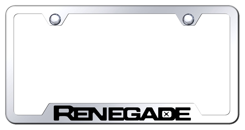 Renegade Cut-Out Frame - Laser Etched Mirrored