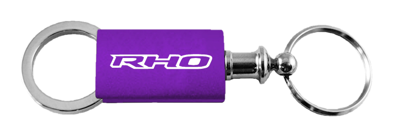 RHO Anodized Aluminum Valet Key Fob - Purple