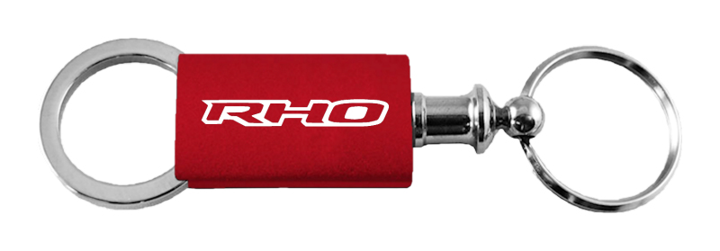 RHO Anodized Aluminum Valet Key Fob - Red