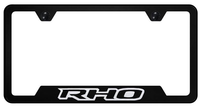 RHO Cut-Out Frame - Laser Etched Black