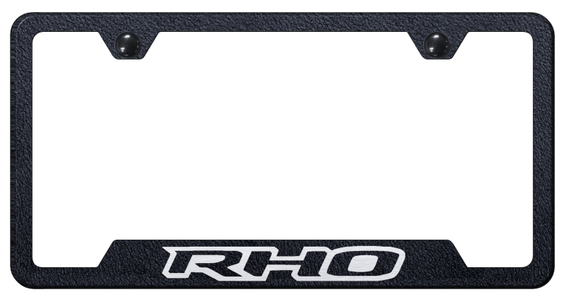 RHO Cut-Out Frame - Laser Etched Rugged Black
