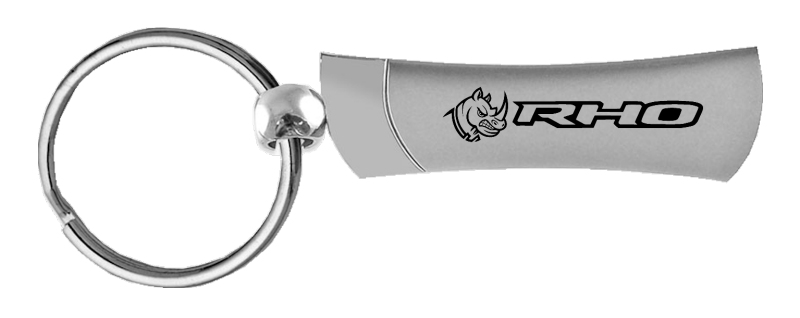 RHO Head Blade Key Fob - Silver