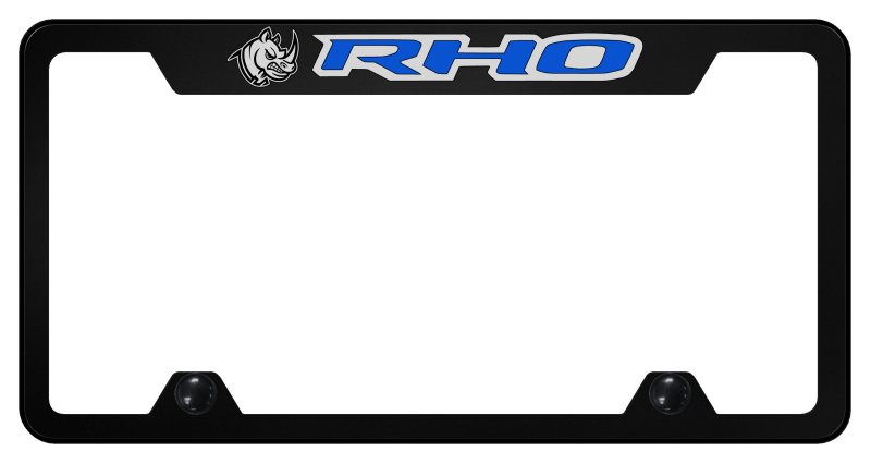 RHO Head Blue Steel Truck Cut-Out Frame - UV Print on Black