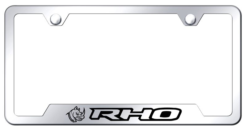 RHO Head Cut-Out Frame - Laser Etched Mirrored