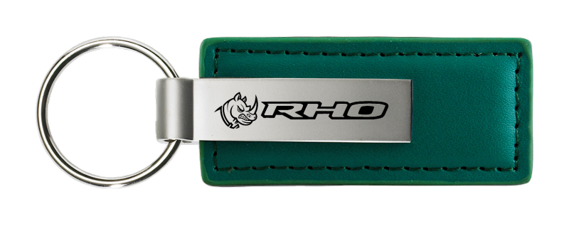 RHO Head Leather Key Fob - Green