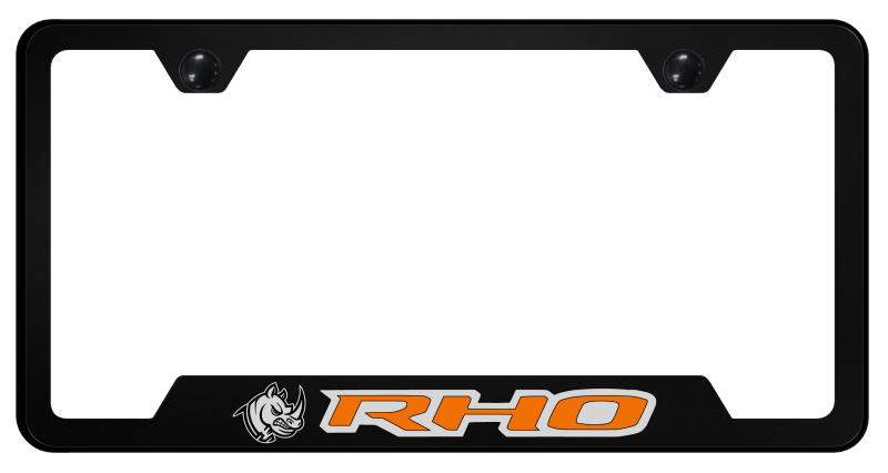 RHO Head Orange PC Notched Frame - UV Print on Black