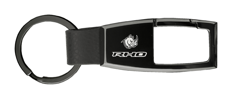 RHO Head Premier Carabiner Key Fob - Black Pearl