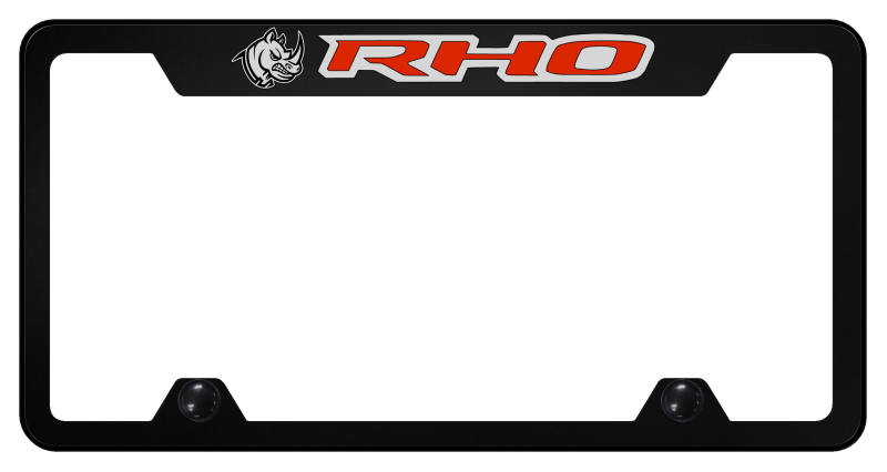 RHO Head Red Steel Truck Cut-Out Frame - UV Print on Black