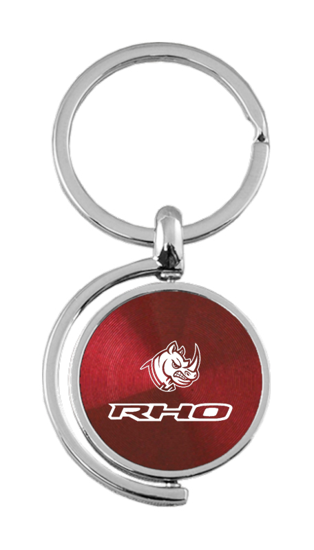 RHO Head Spinner Key Fob - Burgundy