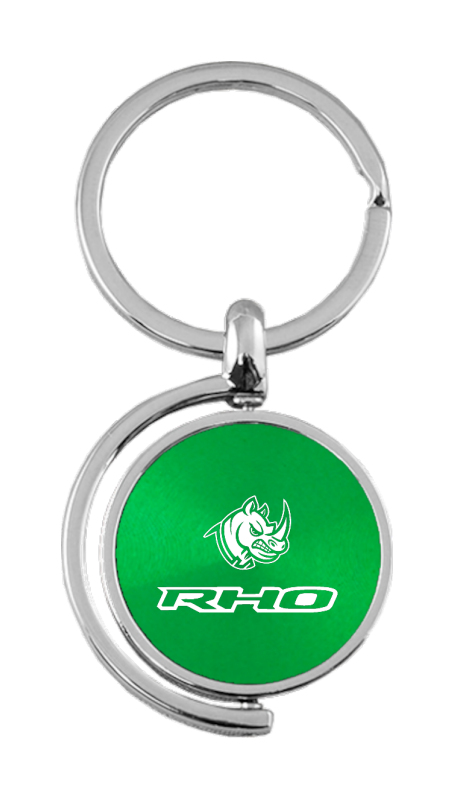 RHO Head Spinner Key Fob - Green