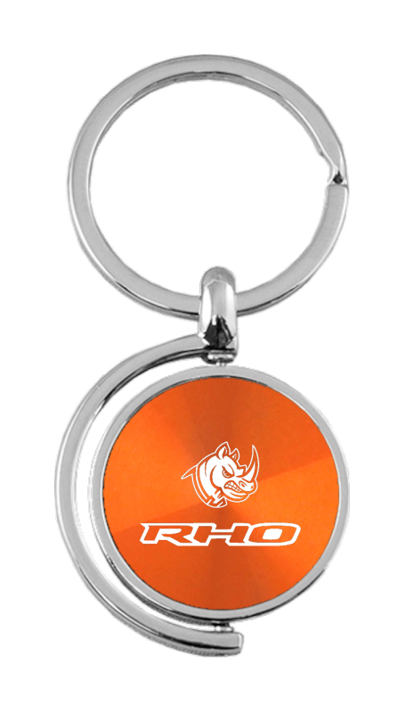 RHO Head Spinner Key Fob - Orange