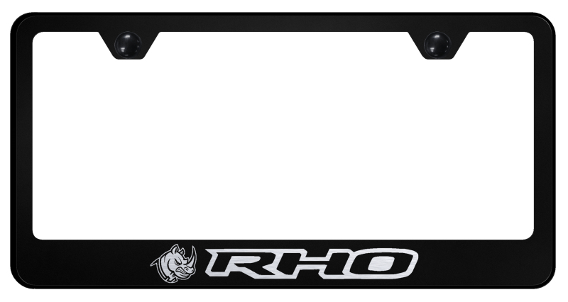 RHO Head Stainless Steel Frame - Laser Etched Black