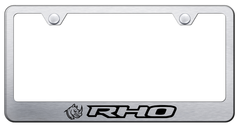 RHO Head Stainless Steel Frame - Laser Etched Brushed