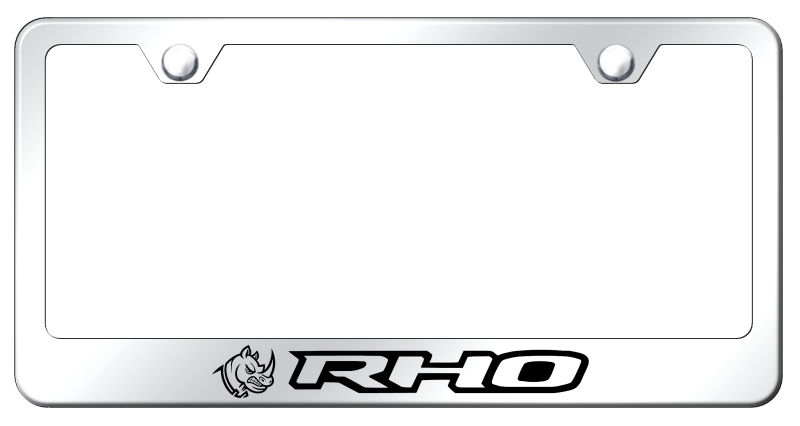 RHO Head Stainless Steel Frame - Laser Etched Mirrored