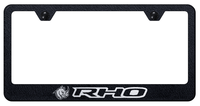 RHO Head Stainless Steel Frame - Laser Etched Rugged Black