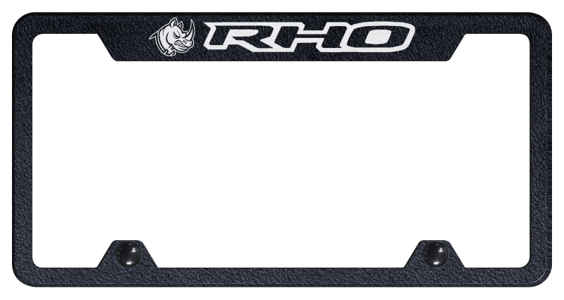RHO Head Steel Truck Cut-Out Frame - Etched Rugged Black