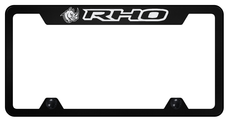 RHO Head Steel Truck Cut-Out Frame - Laser Etched Black