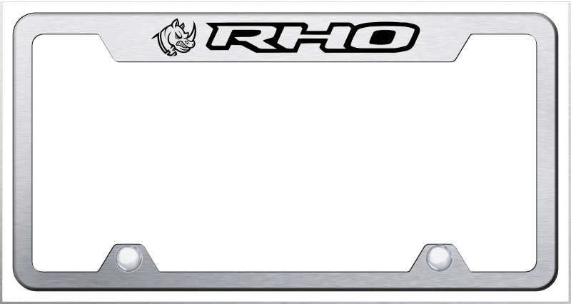 RHO Head Steel Truck Cut-Out Frame - Laser Etched Brushed