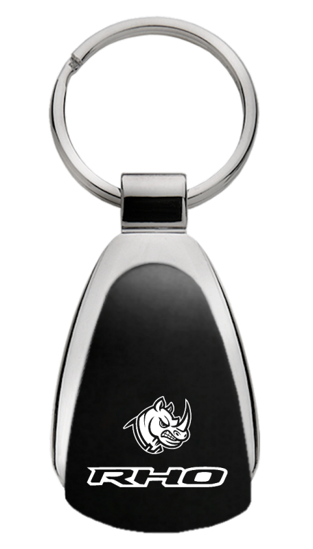 RHO Head Teardrop Key Fob - Black