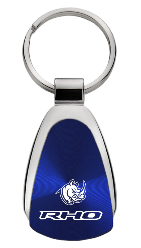 RHO Head Teardrop Key Fob - Blue
