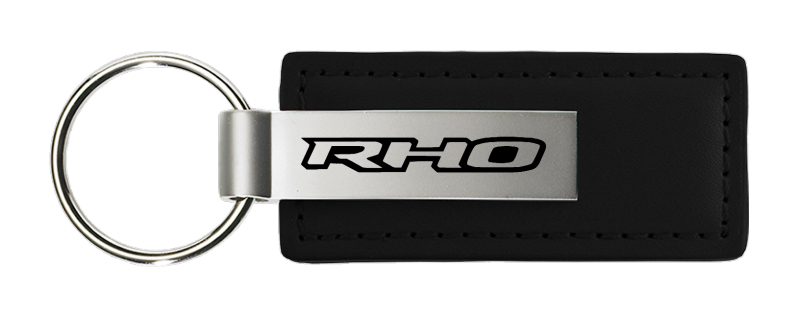 RHO Leather Key Fob - Black