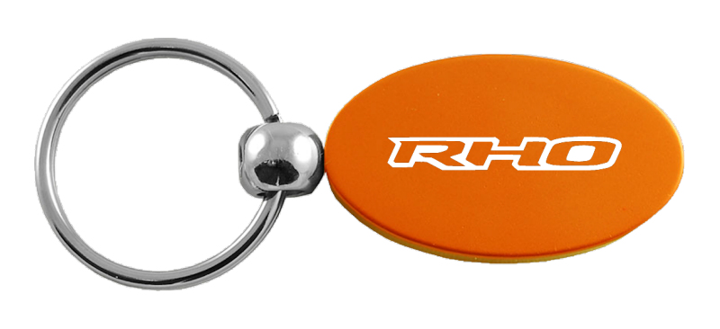 RHO Oval Key Fob - Orange