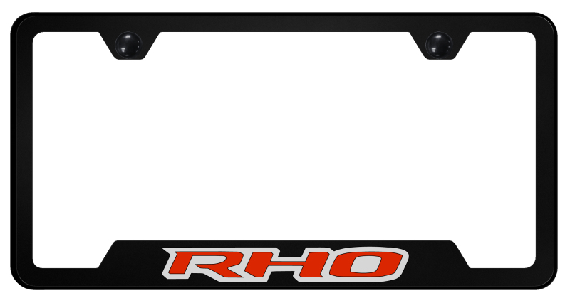RHO Red PC Notched Frame - UV Print on Black