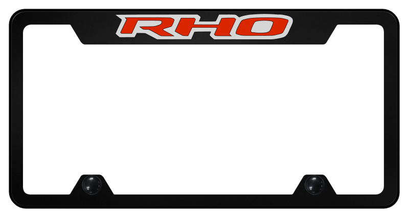 RHO Red Steel Truck Cut-Out Frame - UV Print on Black