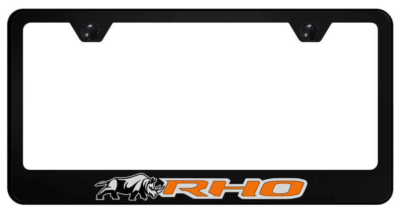 RHO Rhino Orange PC Frame - UV Print on Black