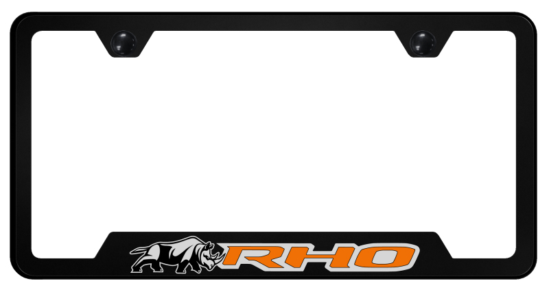 RHO Rhino Orange PC Notched Frame - UV Print on Black