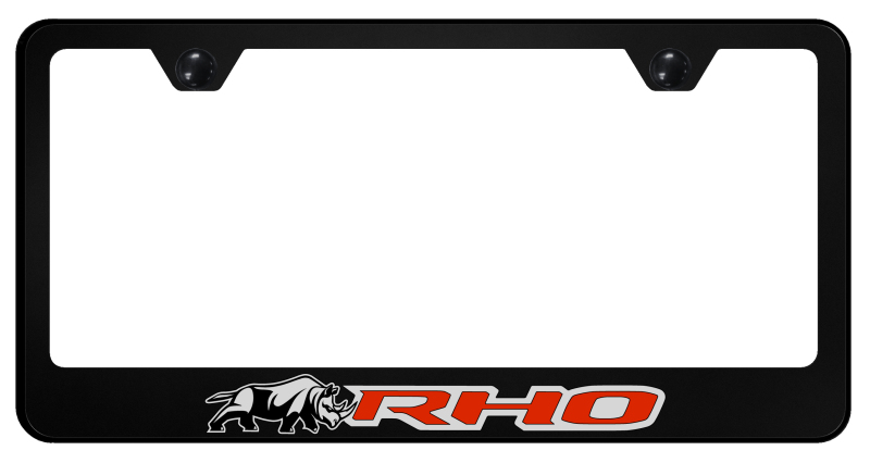 RHO Rhino Red Stainless Steel Frame - UV Print on Black