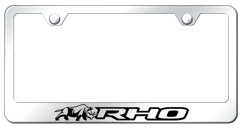 RHO Rhino Stainless Steel Frame - Laser Etched Mirrored
